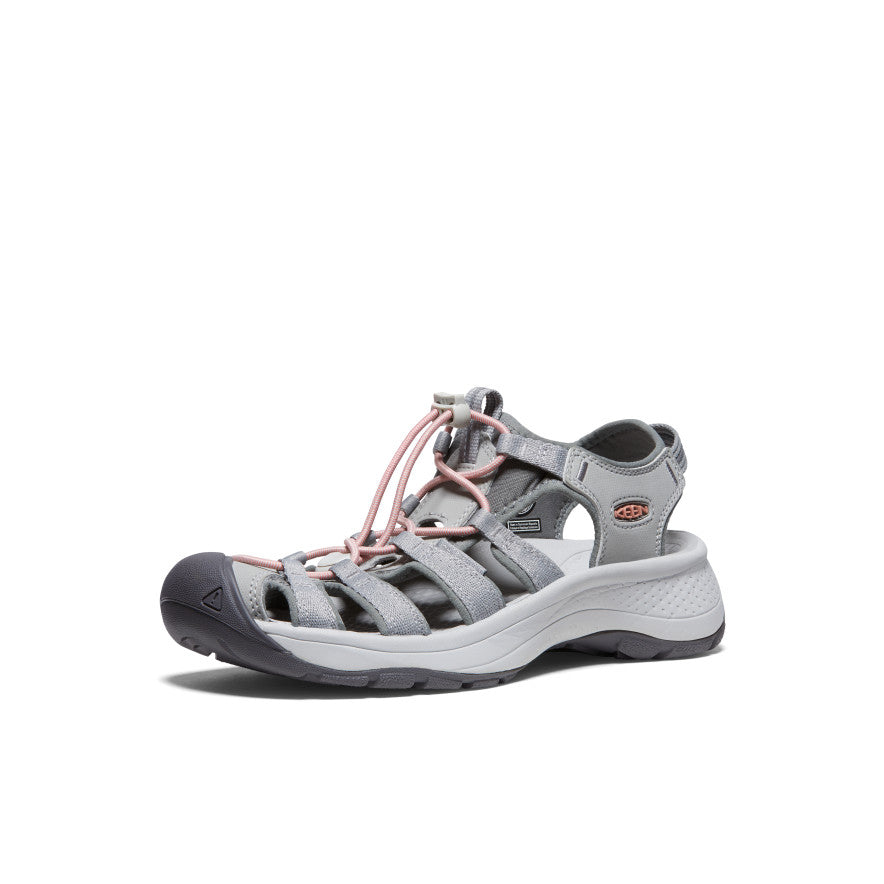 Women's Astoria West Sandal | Grey/Coral